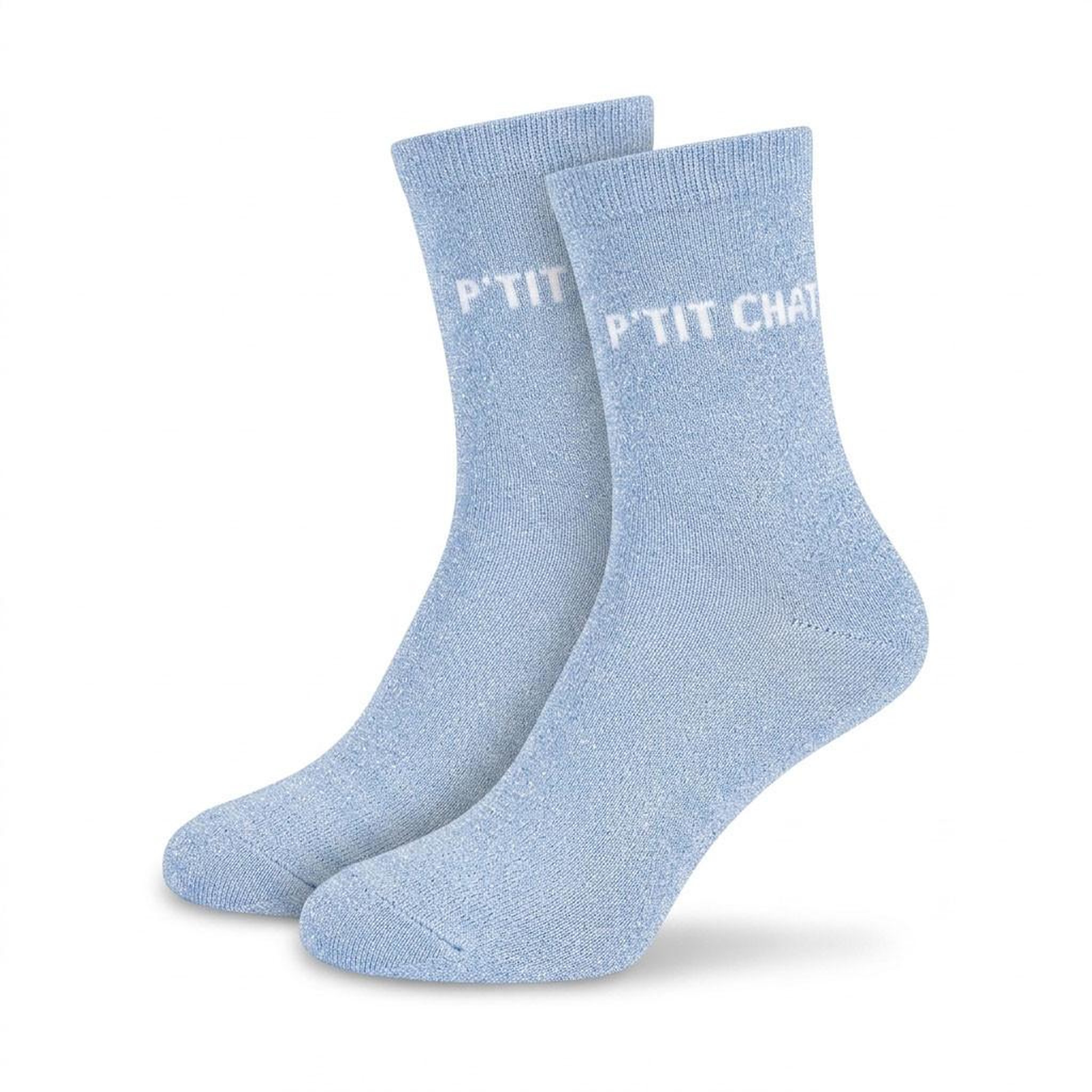 Voir la diapositive 1 : OZABI Ozabi chaussettes fille a paillettes message humoristique