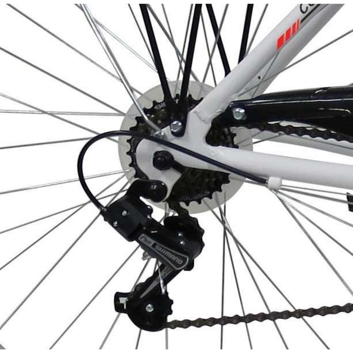 Vélo VTC 28'' Femme Rigide Alu  Country  - Fourche rigide - 21 vitesses - Dérailleur Shimano - Freins V-brake