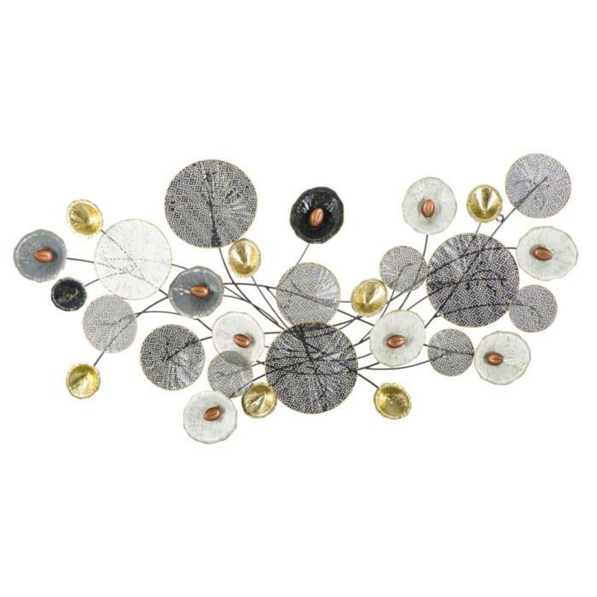 Paris Prix Décoration Murale en Métal  Grille  135cm Multicolore