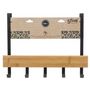 Voir la diapositive 4 : FIVE Porte-Serviettes en Bambou  Natureo  40cm Noir