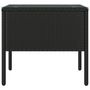 Voir la diapositive 3 : VIDAXL Table d'appoint noir 53x37x48 cm poly rotin et verre trempe