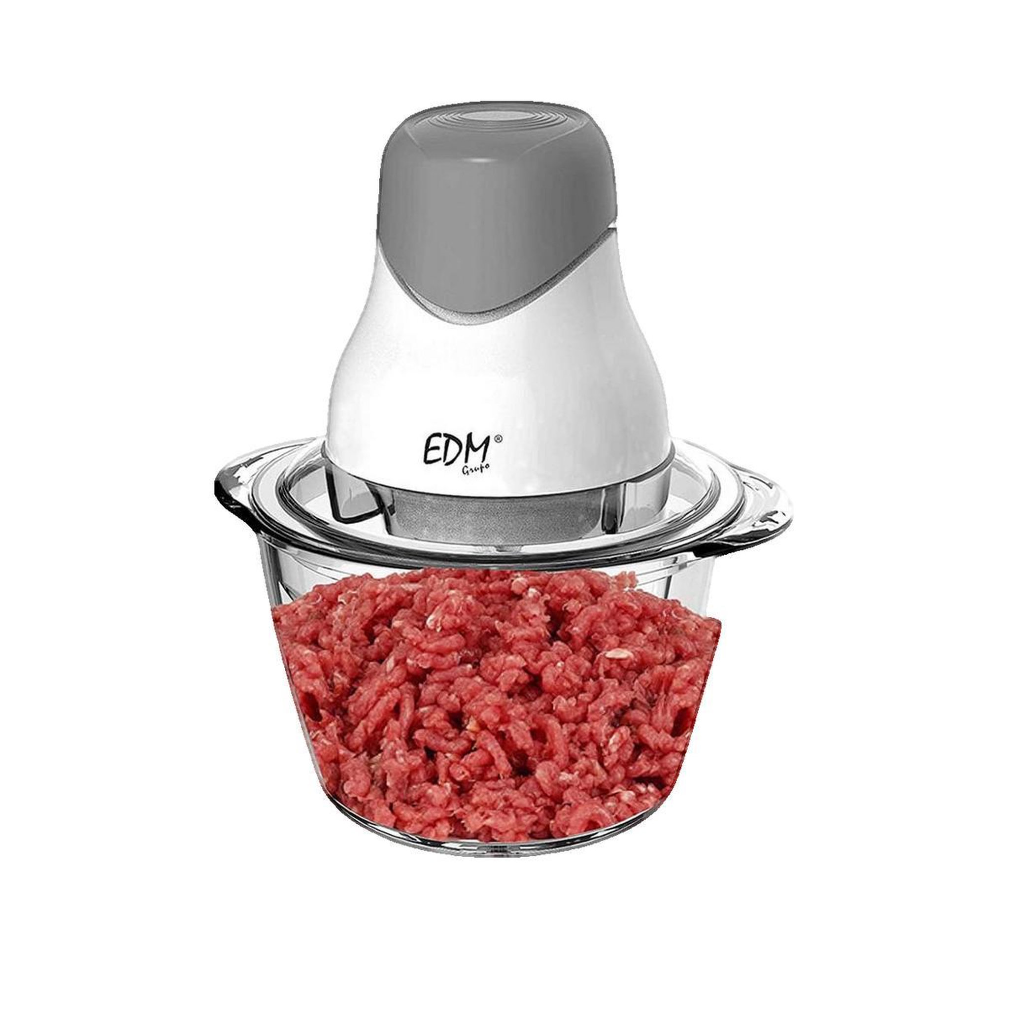 Voir la diapositive 2 : EDM Hachoir edm 8425998076691 Compact blanc