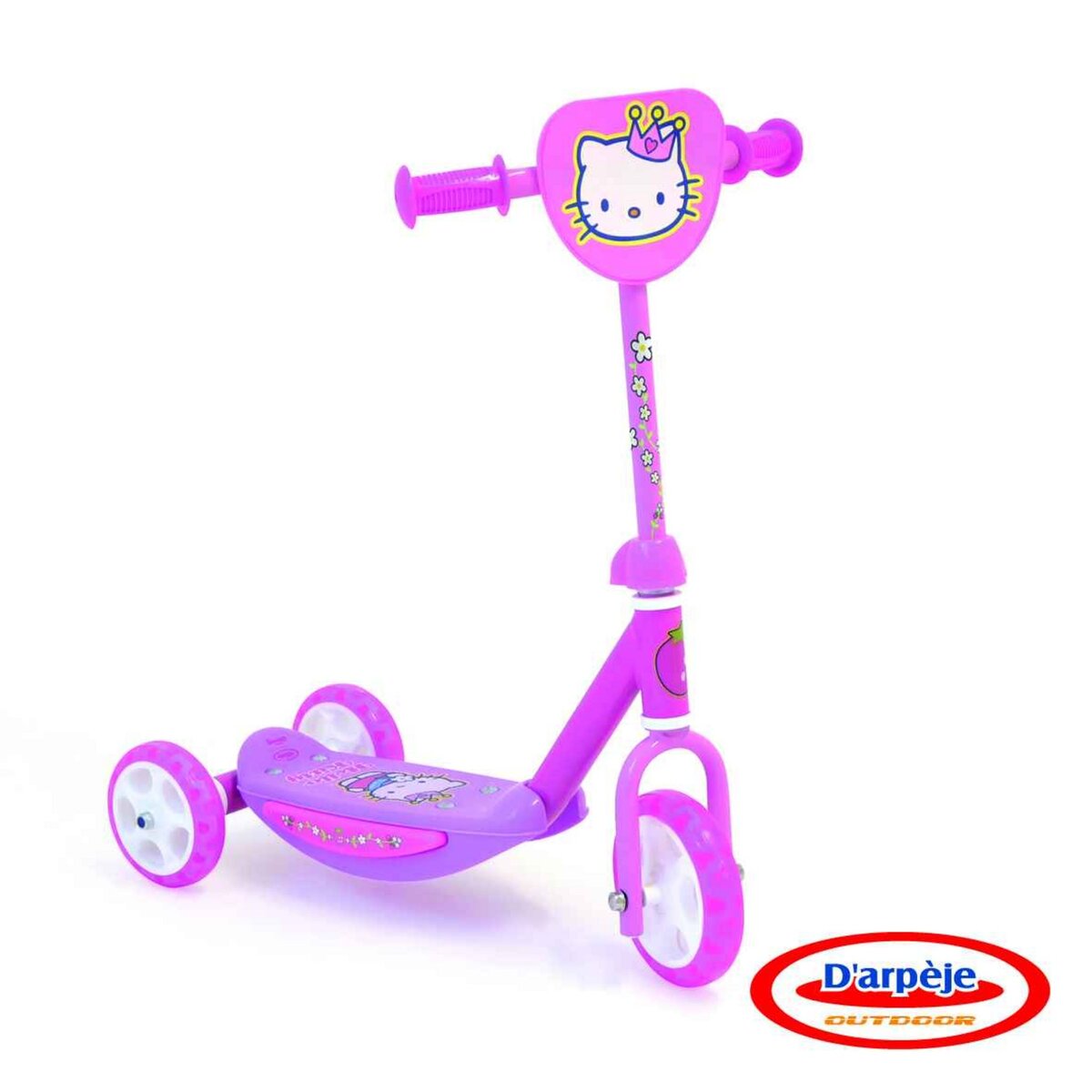 DARPEJE Trottinette 3 roues Hello Kitty