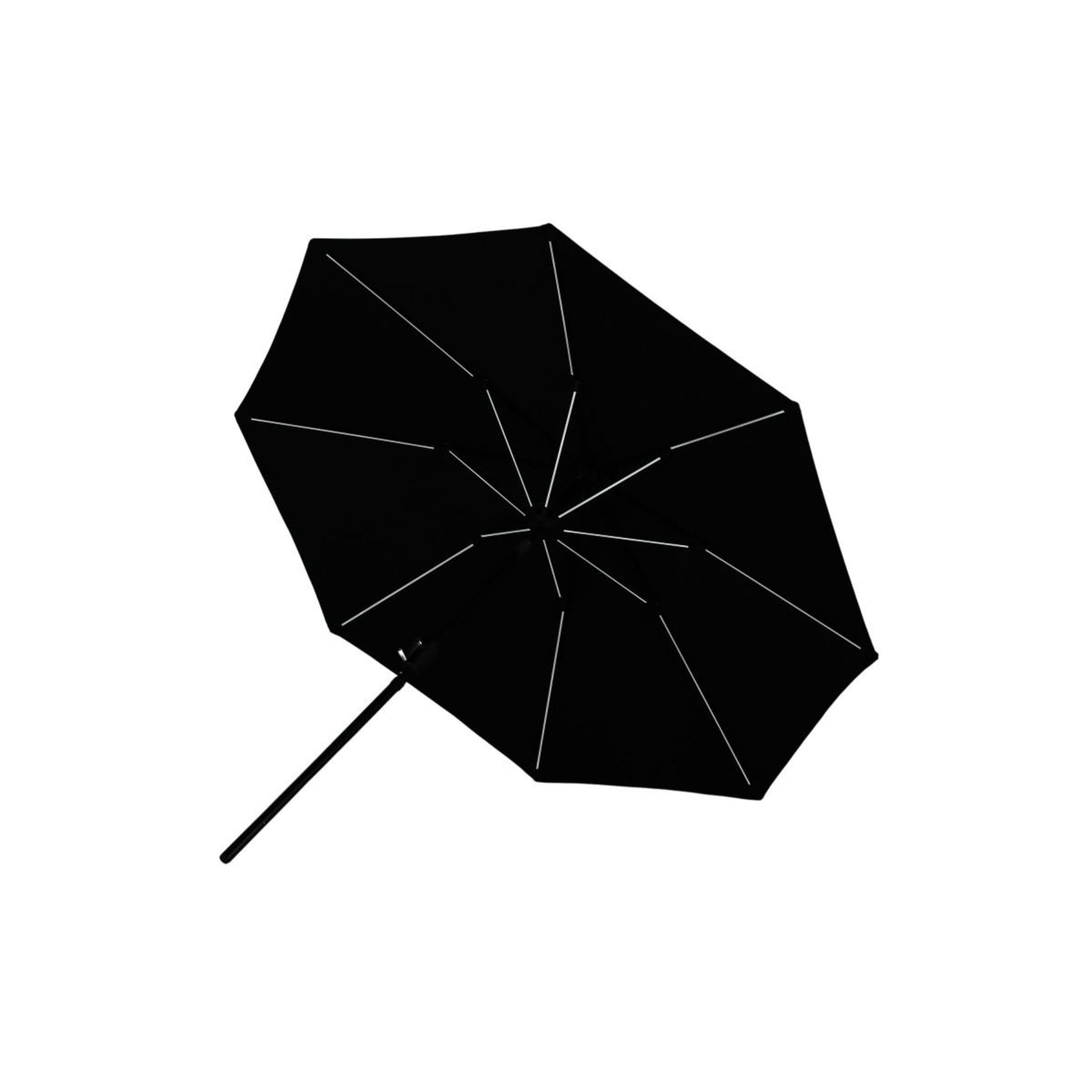 Voir la diapositive 4 : Paris Prix Parasol à LED  Sabal  270cm Noir