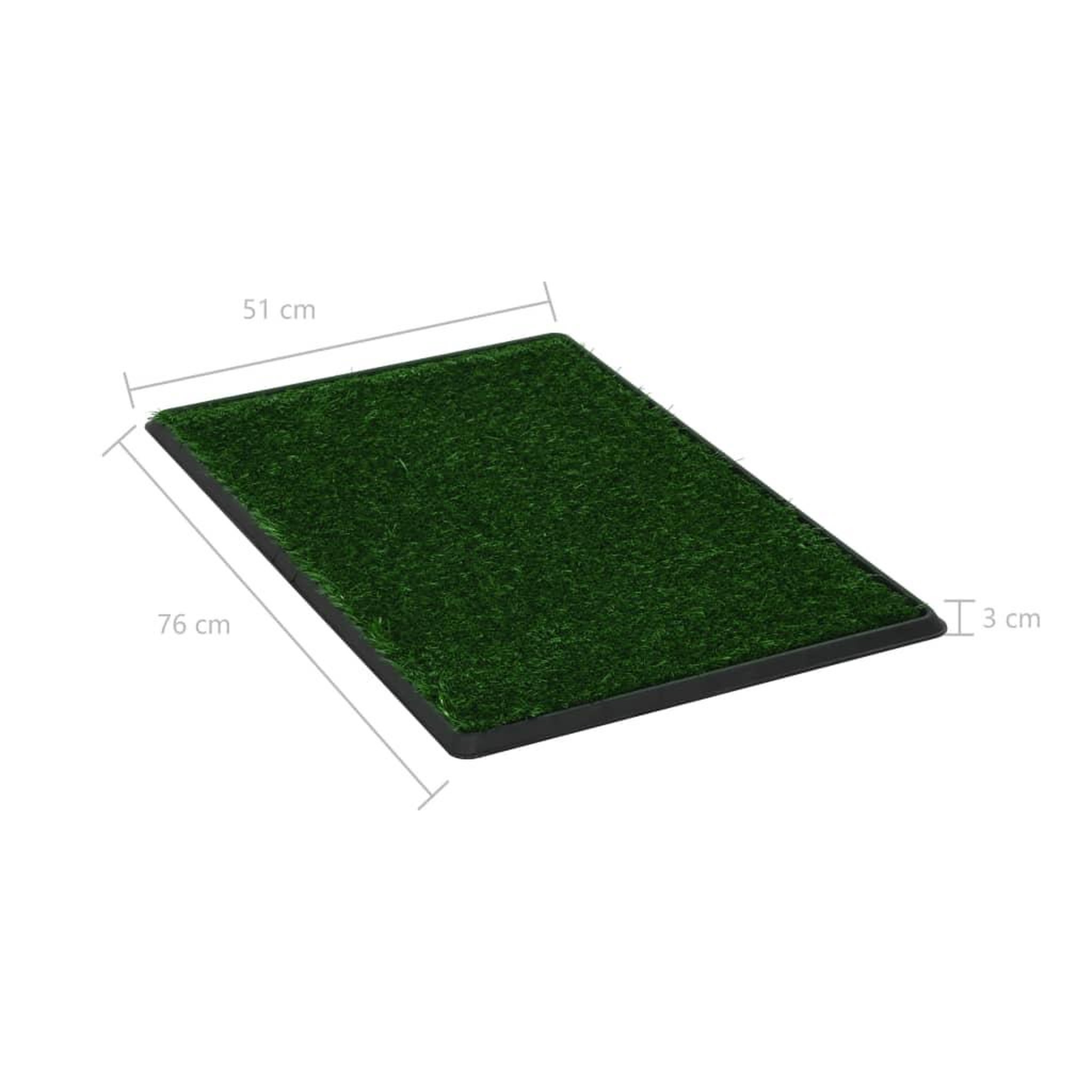 Voir la diapositive 6 : VIDAXL Toilette pour animaux avec plateau et gazon artificiel Vert WC