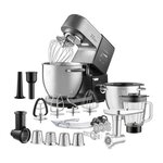 SENCO Robot pâtissier multifonction - SENCOR - STM 8970 PAUL 3 - 1800 W - Noir / Acier