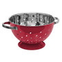 Voir la diapositive 1 : FIVE Passoire en Inox  Colors  25cm Rouge