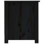 Voir la diapositive 5 : VIDAXL Armoire a chaussures Noir 110x38x45,5 cm Bois de pin massif