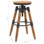 Voir la diapositive 6 : VIDAXL Tabourets de bar lot de 2 bois de sapin solide