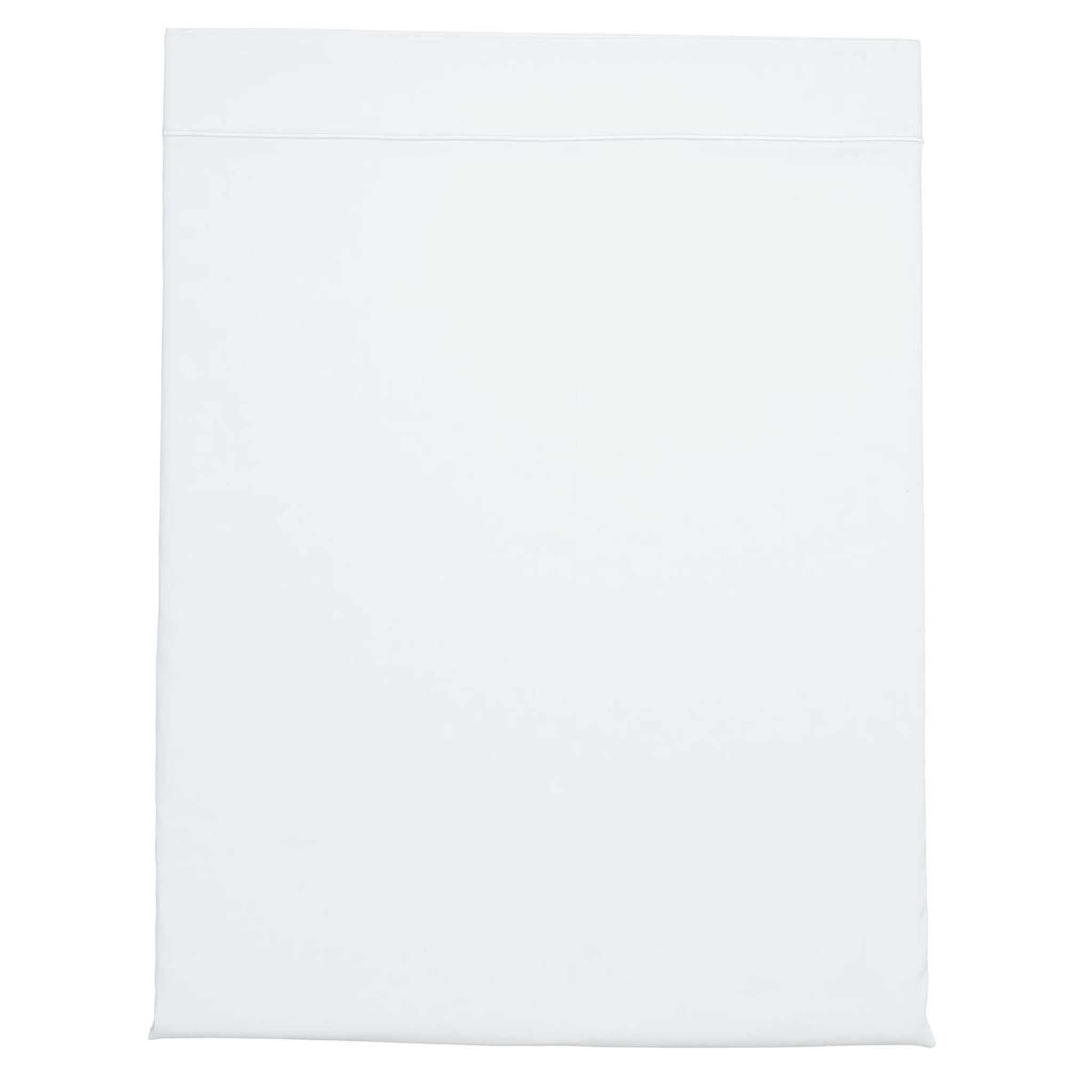 DODO Drap plat Partition Satin de coton Coloris Blanc. Coloris disponibles : Blanc
