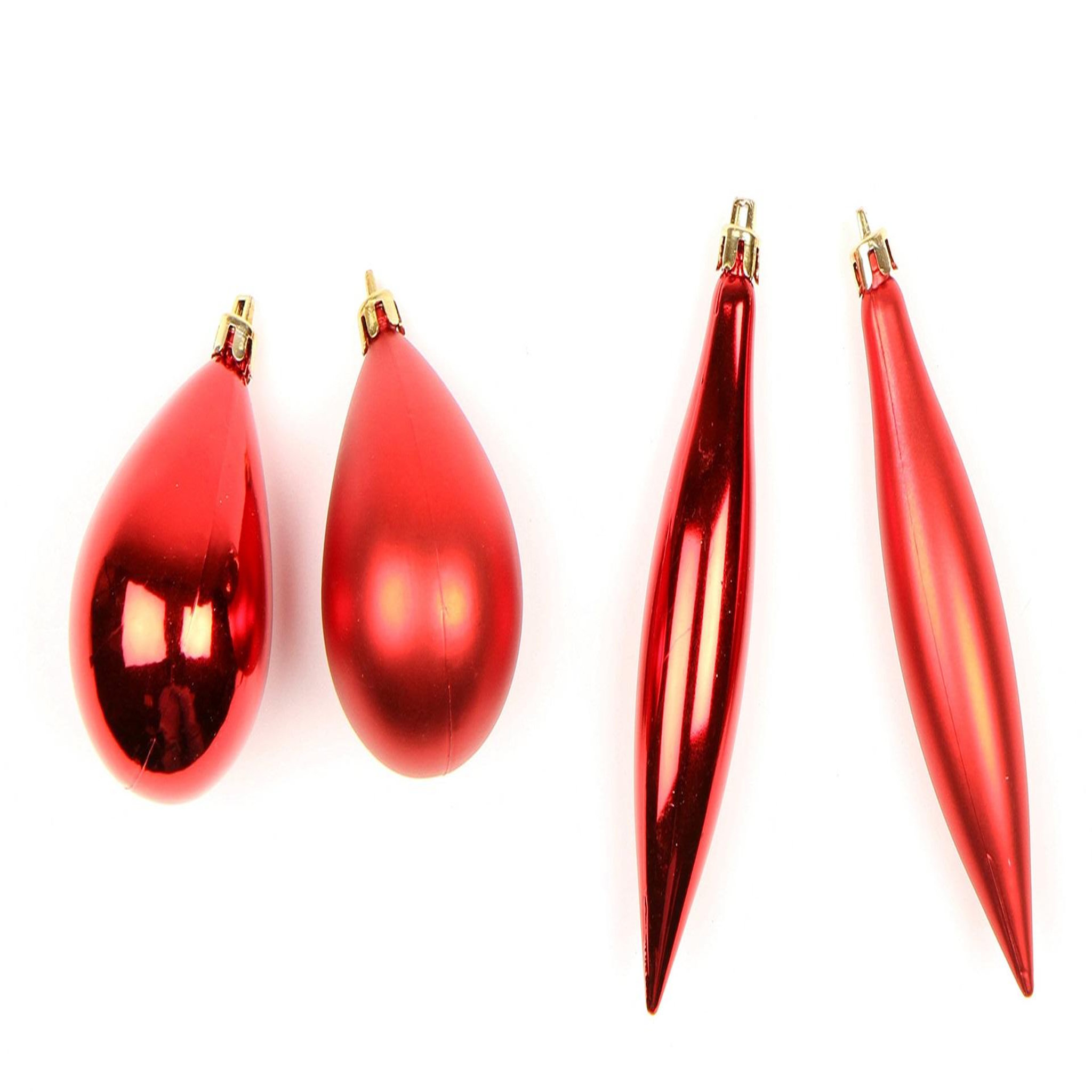 Eden 4 boules de sapin de noel olive et glacon. Coloris disponibles : Jaune, Bleu, Blanc
