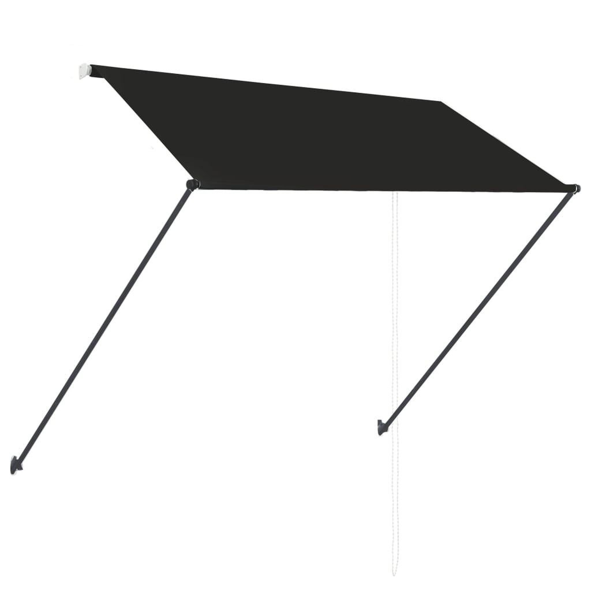 Voir la diapositive 4 : VIDAXL Auvent retractable avec LED 250x150 cm Anthracite