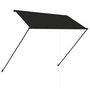 Voir la diapositive 4 : VIDAXL Auvent retractable avec LED 250x150 cm Anthracite