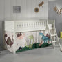 Voir la diapositive 5 : Paris Prix Lit Enfant Tente  Scott Dino  90x200cm Blanc