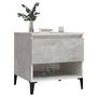 Voir la diapositive 4 : VIDAXL Table d'appoint Gris beton 50x46x50 cm Bois d'ingenierie