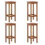 Voir la diapositive 5 : VIDAXL Ensemble de bar de jardin 5 pcs bois d'acacia solide