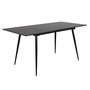 Voir la diapositive 1 : Paris Prix Table à Manger Extensible  Silar  120-160cm Noir
