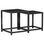 Voir la diapositive 2 : VIDAXL Tables à thé 2 pcs MDF Noir