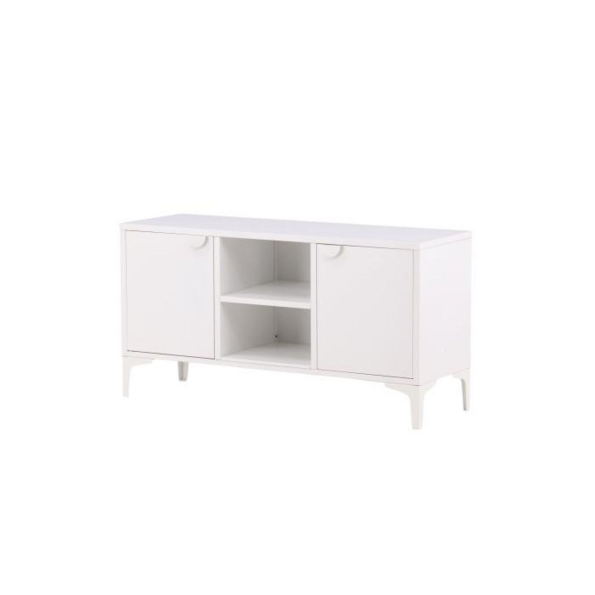 Paris Prix Meuble TV 2 Portes  Piring  120cm Blanc