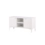 Voir la diapositive 3 : Paris Prix Meuble TV 2 Portes  Piring  120cm Blanc