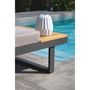 Voir la diapositive 6 : DCB GARDEN Salon de jardin modulable - Aluminium - DCB GARDEN - 4 places - TOKYO - Gris anthracite et bois d'acacia