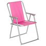 Voir la diapositive 2 : Cote detente Lot de 6 Chaises de Camping Pliantes  Grecia  74cm Rose
