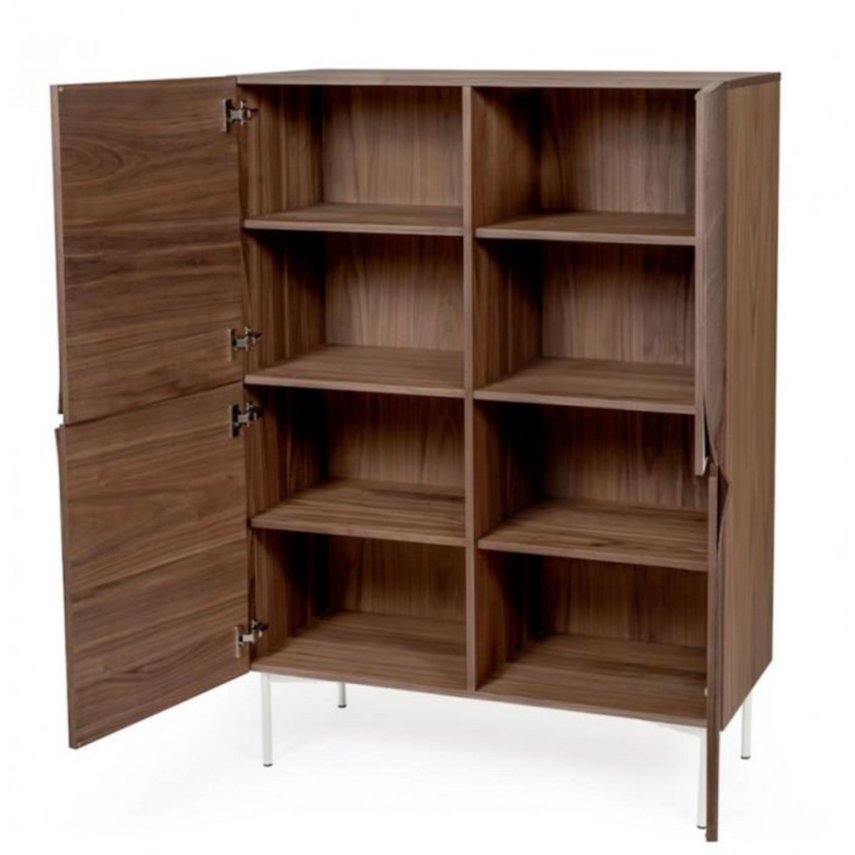 Paris Prix Buffet 4 Portes & 4 Niveaux  Plof  140cm Noyer