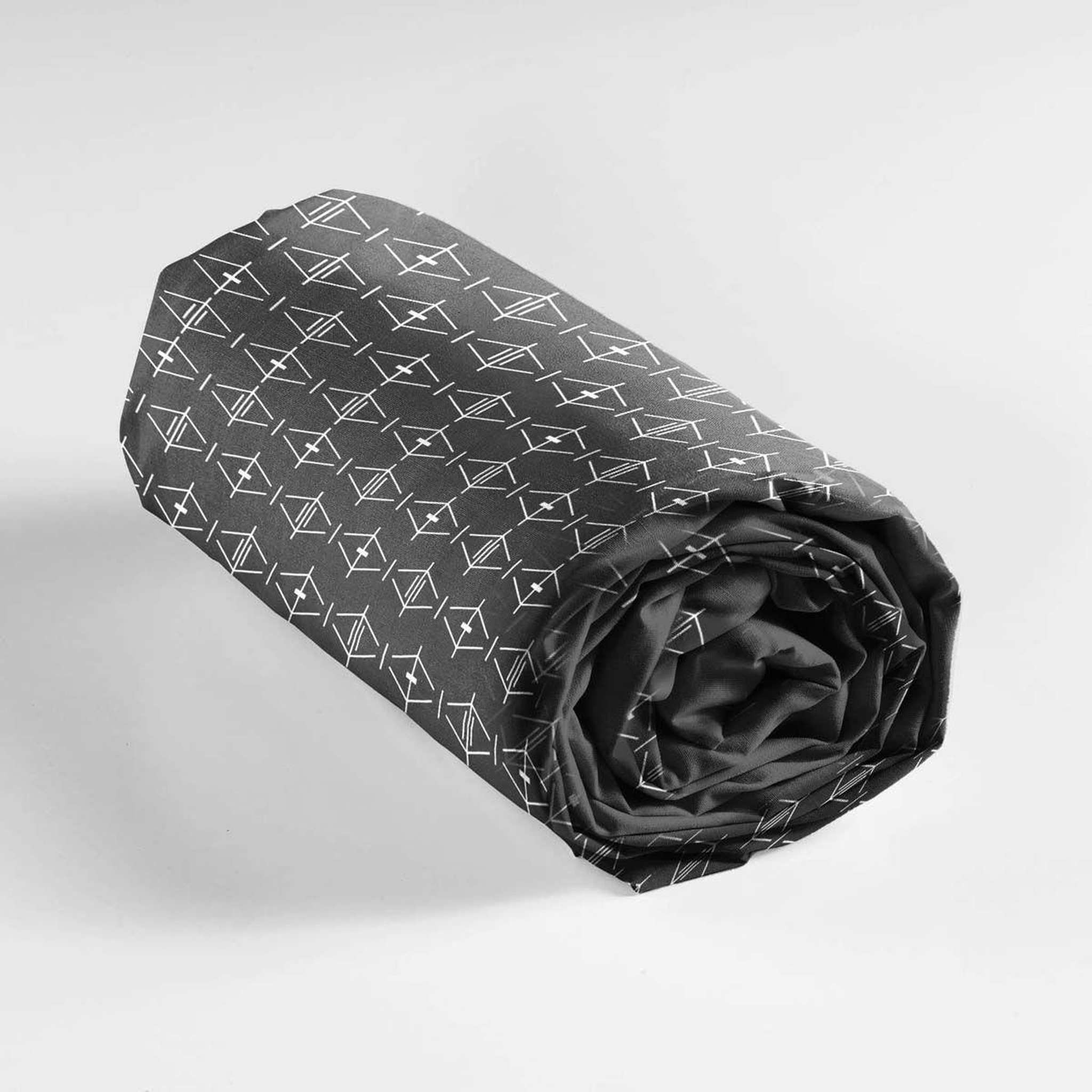 Voir la diapositive 2 : Douceur d'Intérieur Drap Housse en Coton  Aristide  90x190cm Anthracite