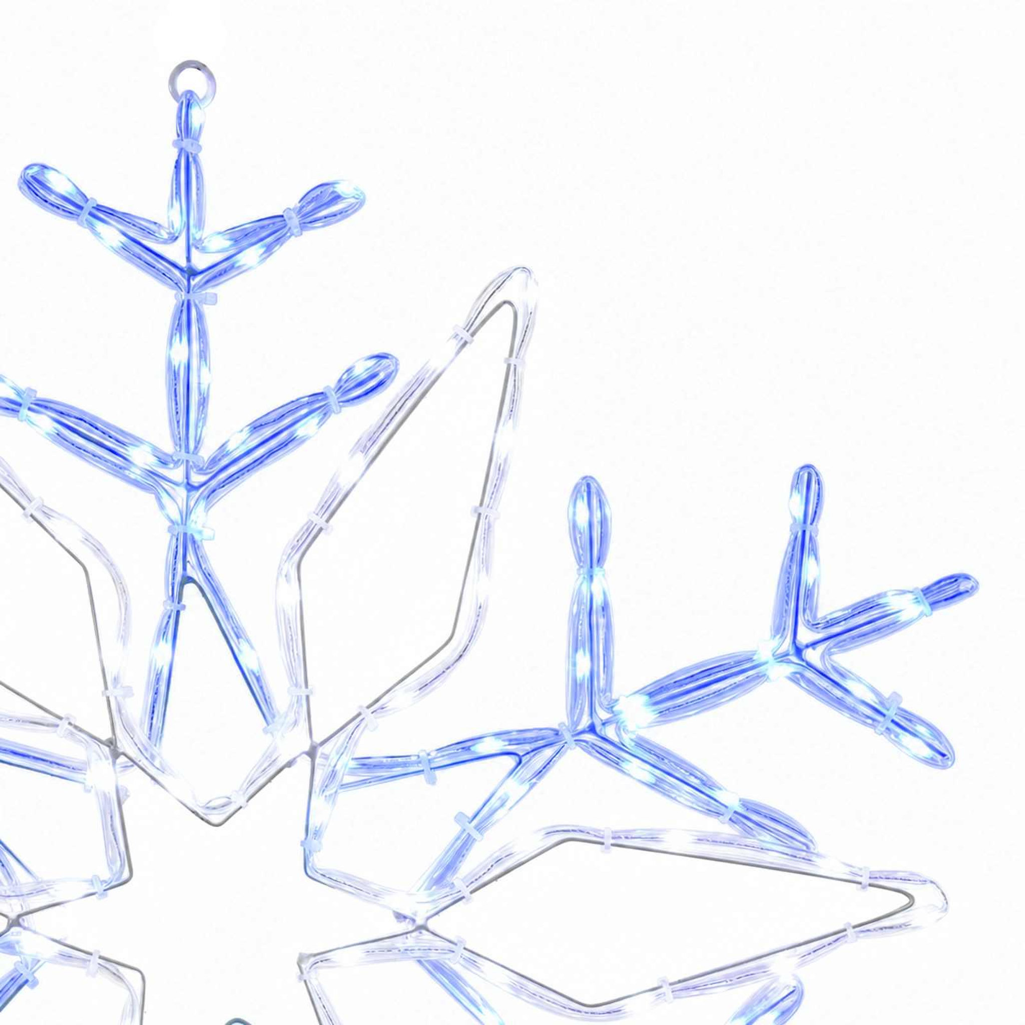 Voir la diapositive 6 : VIDAXL Flocon de neige lumineux de Noël LOVIISA 140 LED Blanc froid