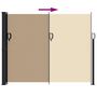 Voir la diapositive 5 : VIDAXL Auvent lateral retractable beige 160x600 cm