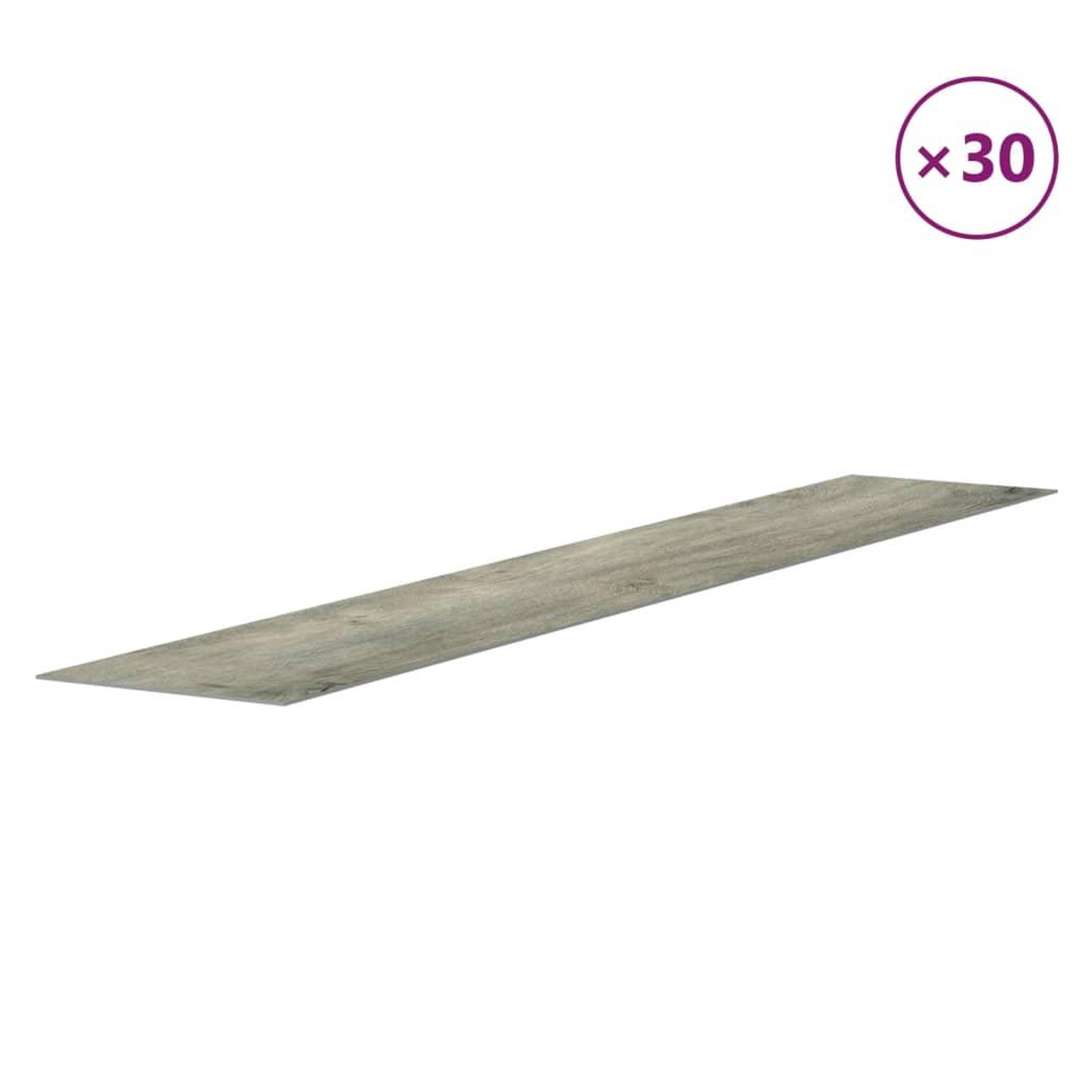 Voir la diapositive 4 : VIDAXL Panneaux muraux 30 pc gris pvc