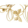 Voir la diapositive 2 : Paris Prix Bougeoir Mural en Métal  Butterflies  61cm Or
