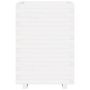 Voir la diapositive 5 : VIDAXL Jardiniere blanc 50x50x72,5 cm bois de pin massif