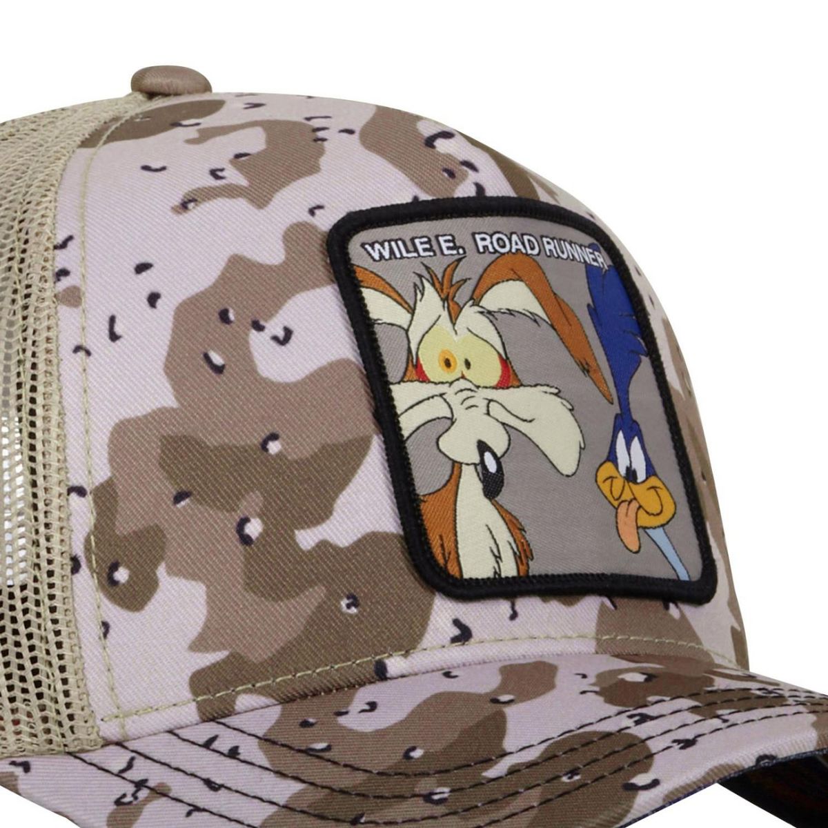 CAPSLAB Casquette homme trucker camouflage Looney Tunes Bip Bip Coyote