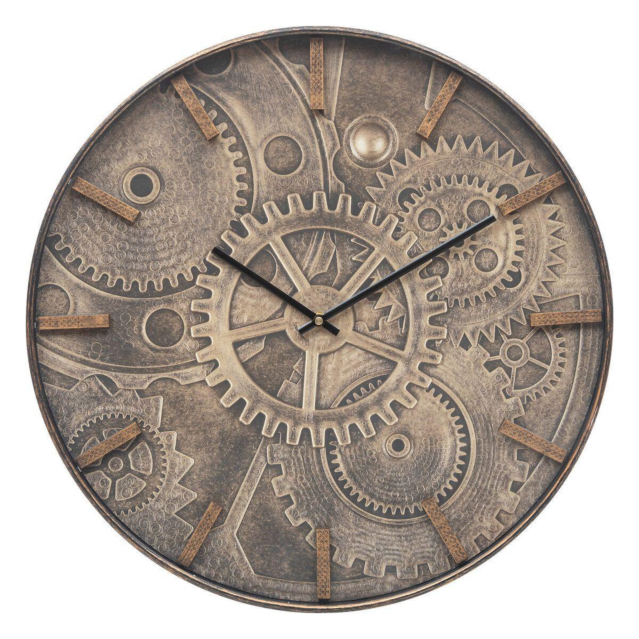 ATMOSPHERA Horloge déco  deyan  50cm marron