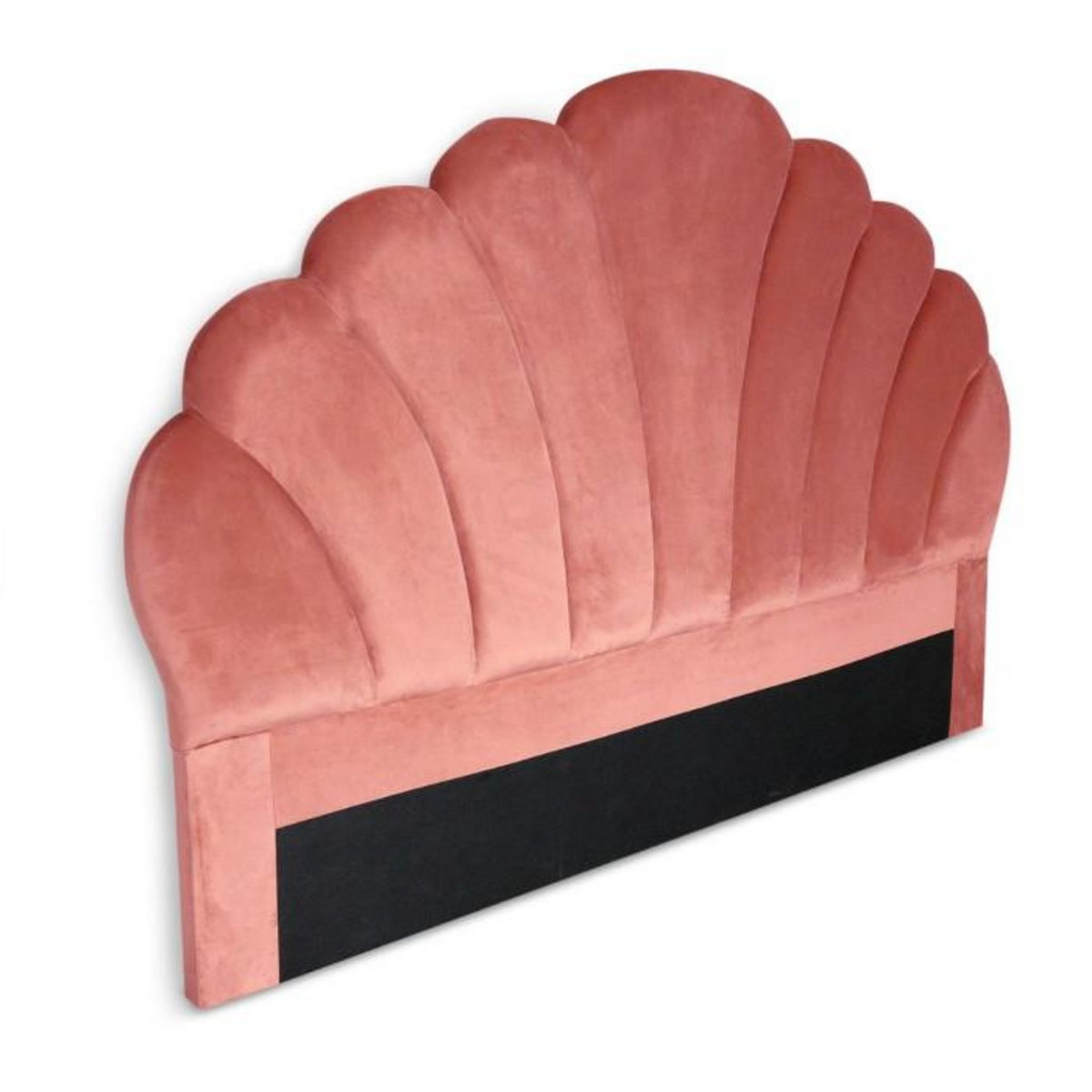 Paris Prix Tête de Lit en Velours  Shelly  140cm Rose