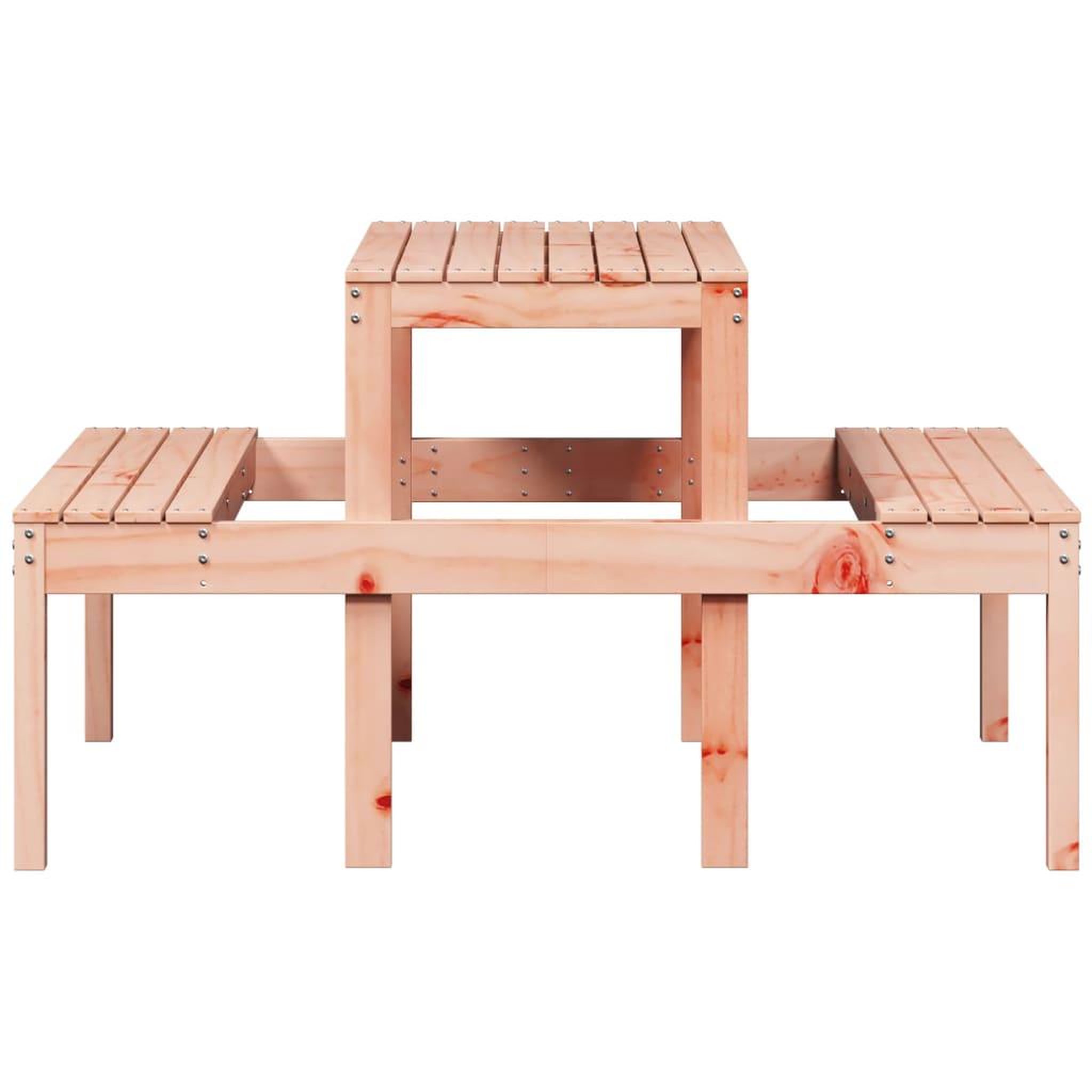 Voir la diapositive 5 : VIDAXL Table de pique-nique 110x134x75 cm bois massif de douglas