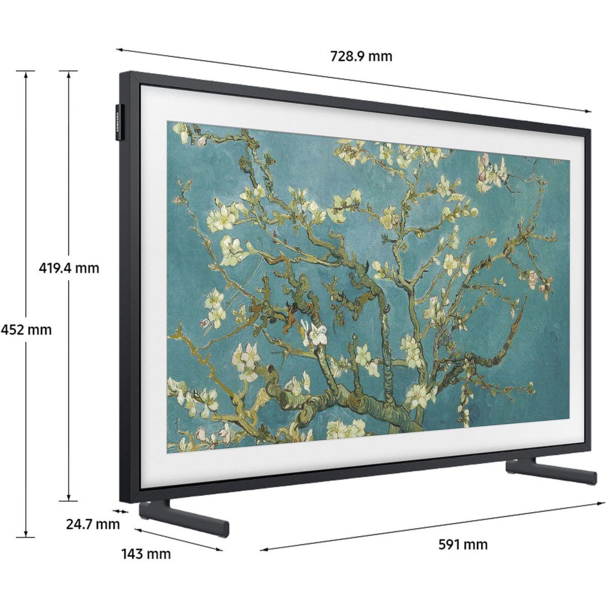 Voir la diapositive 3 : Samsung TV QLED The Frame TQ32LS03C-32 pouces (80cm)