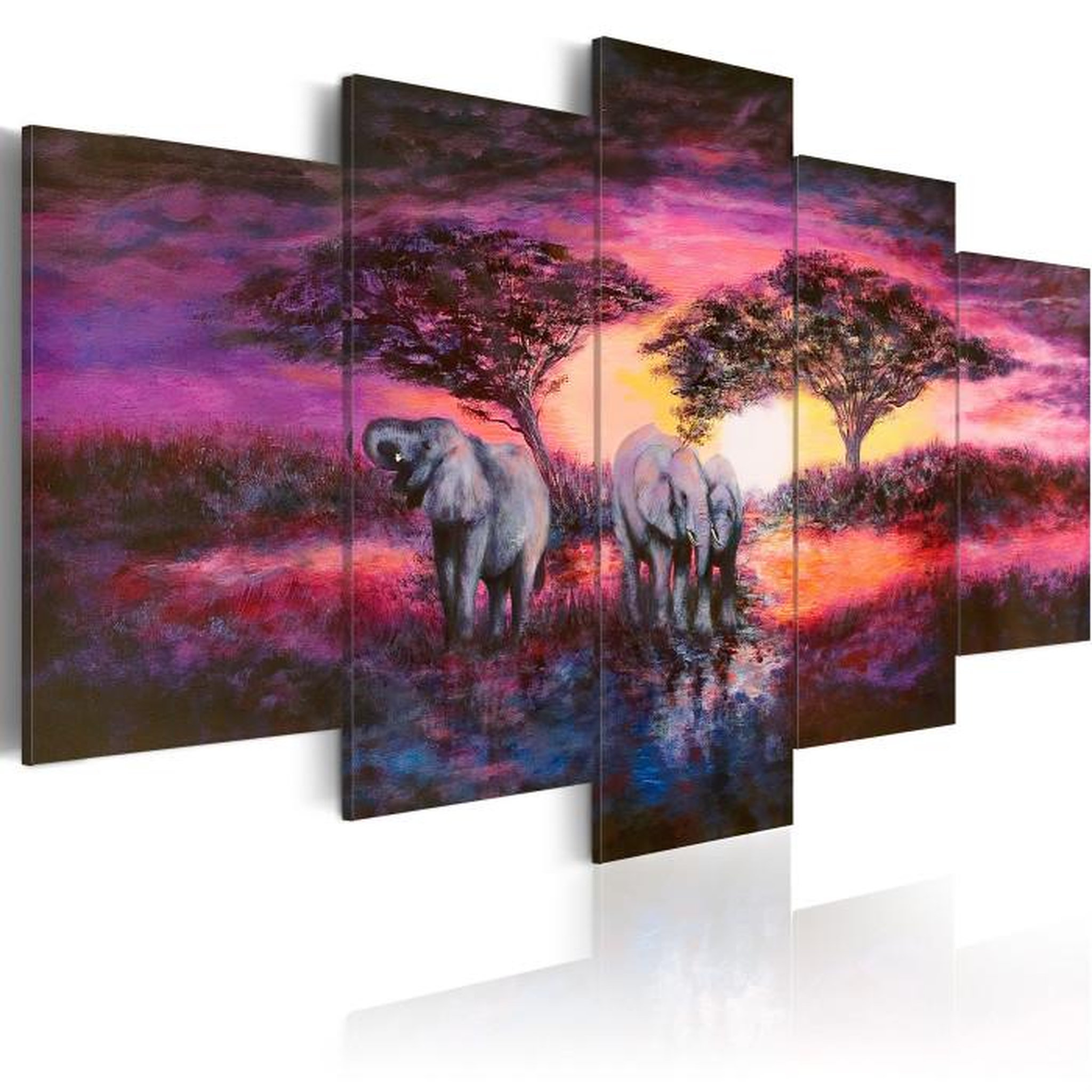 Paris Prix Tableau Imprimé  Savannah. Coloris disponibles : Multicolore