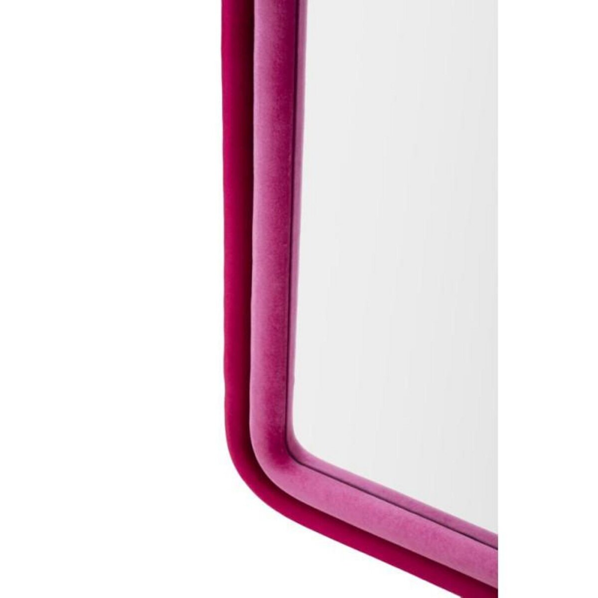 Paris Prix Miroir Mural en Velours  Chloé  160cm Fuchsia
