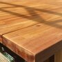 HOMIFAB Table de jardin rectangulaire en bois massif 6 à 8 personnes 220 cm - Laguna