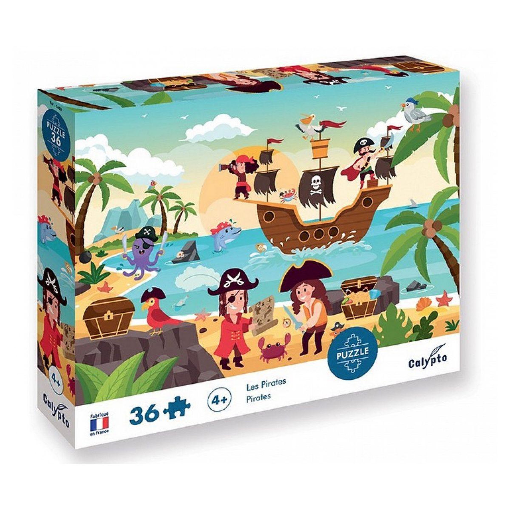 Sentosphere Puzzle 36 p - les pirates