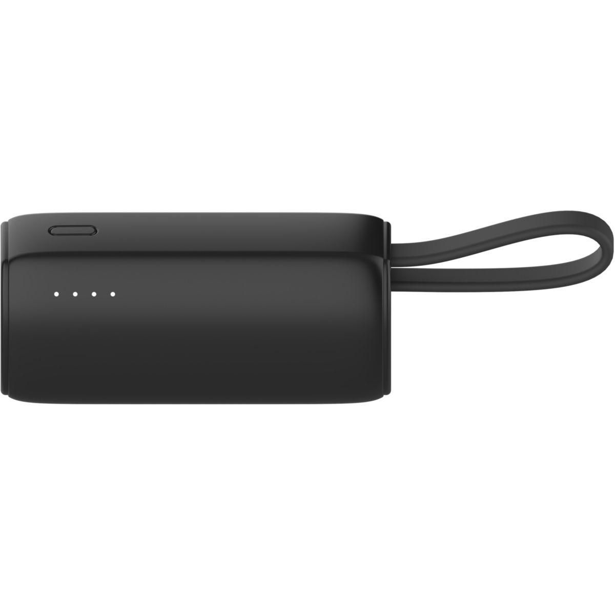 ESSENTIEL B Batterie externe 5 000 mAh avec cable USB-C intégré