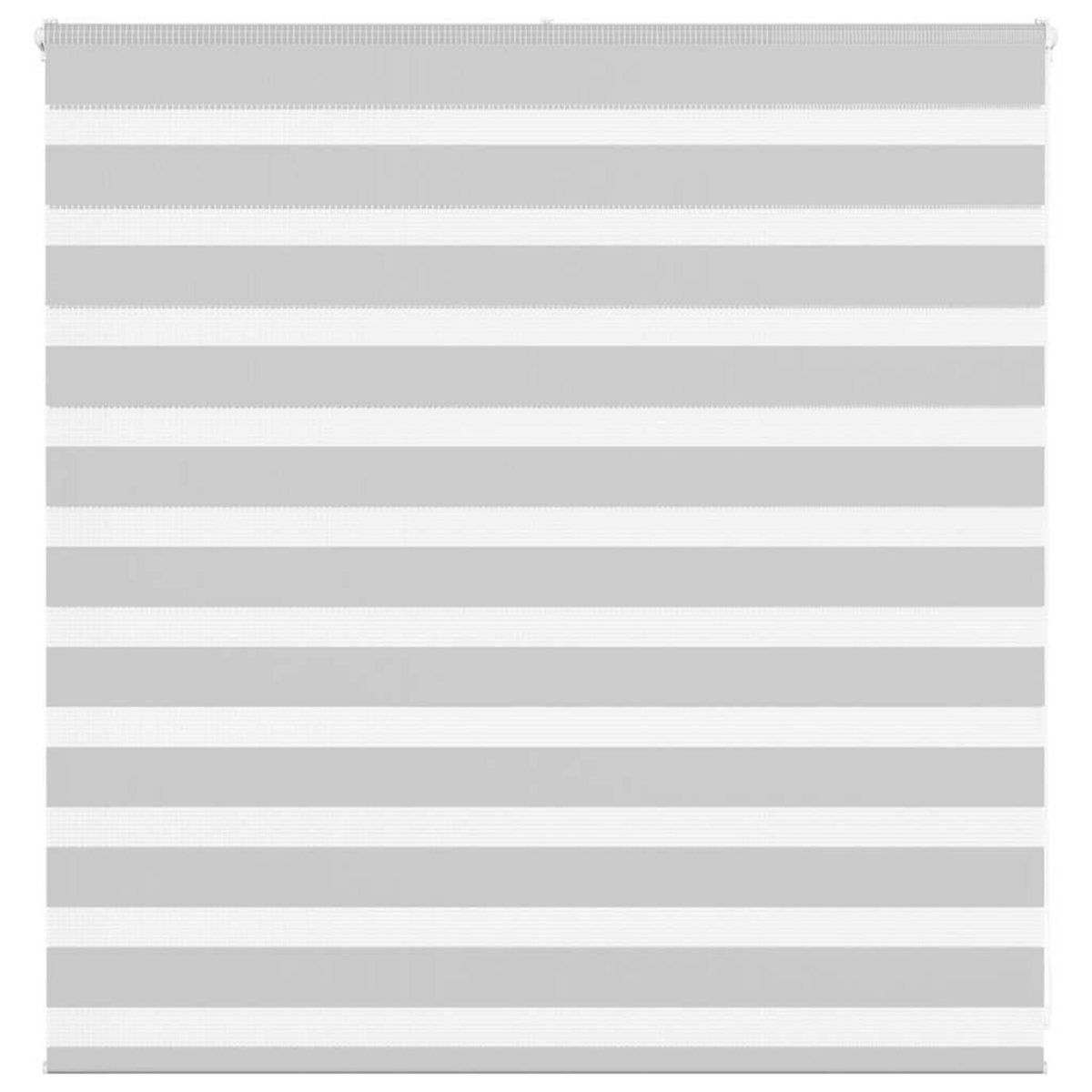 VIDAXL Store zebre gris clair largeur du tissu 135,9 cm polyester