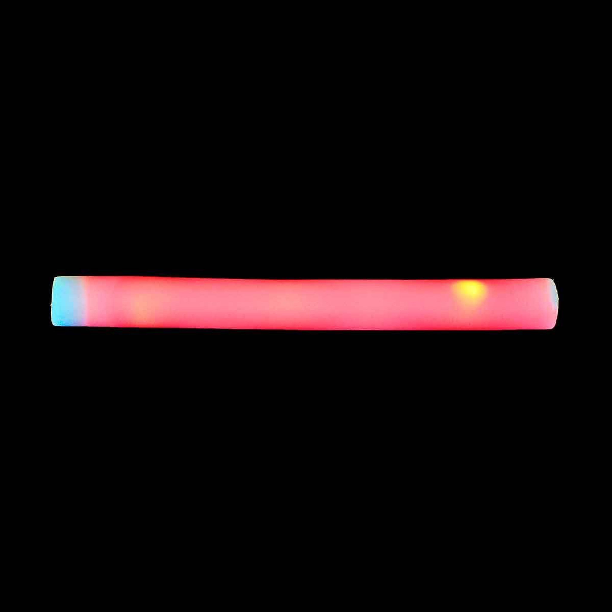 Voir la diapositive 3 : PARTY TIME Bâton lumineux led  mousse  20cm blanc