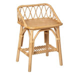 Atmosphera Kids Table de Chevet Enfant  Rotin  56cm Naturel