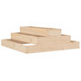 Voir la diapositive 2 : VIDAXL Jardiniere 80x80x27 cm Bois massif de pin