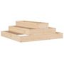 Voir la diapositive 2 : VIDAXL Jardiniere 80x80x27 cm Bois massif de pin