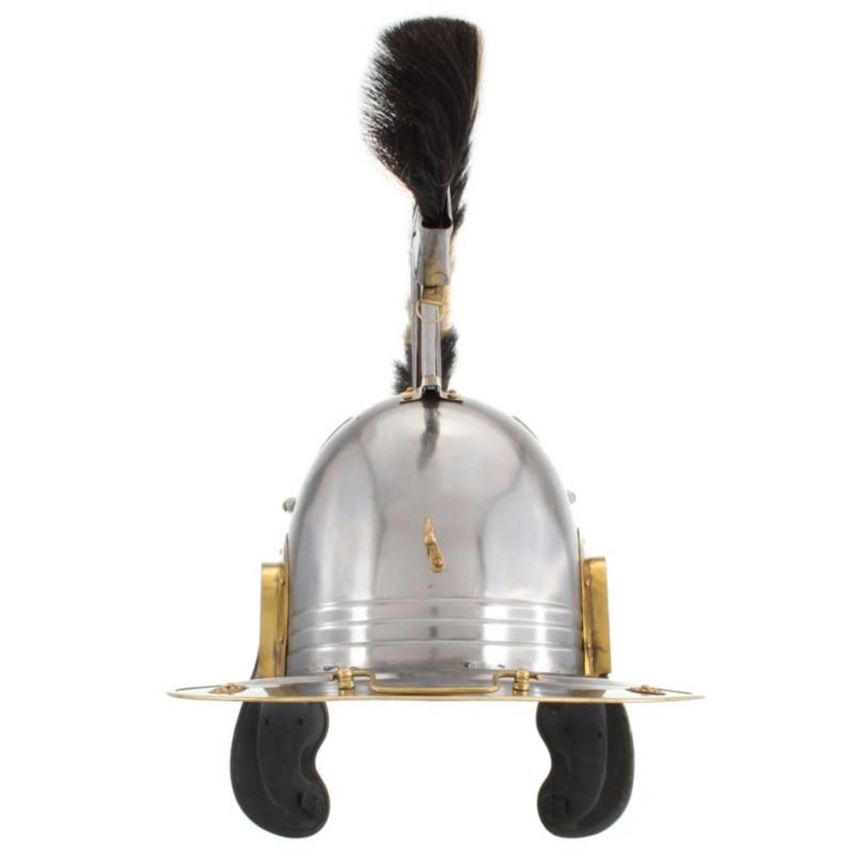 VIDAXL Casque de soldat romain antique pour GN Argenté Acier