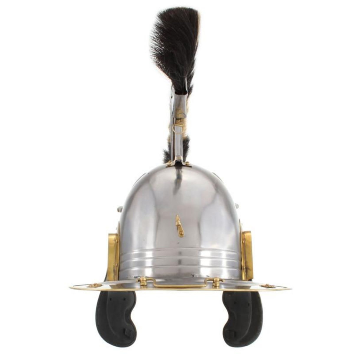 VIDAXL Casque de soldat romain antique pour GN Argenté Acier